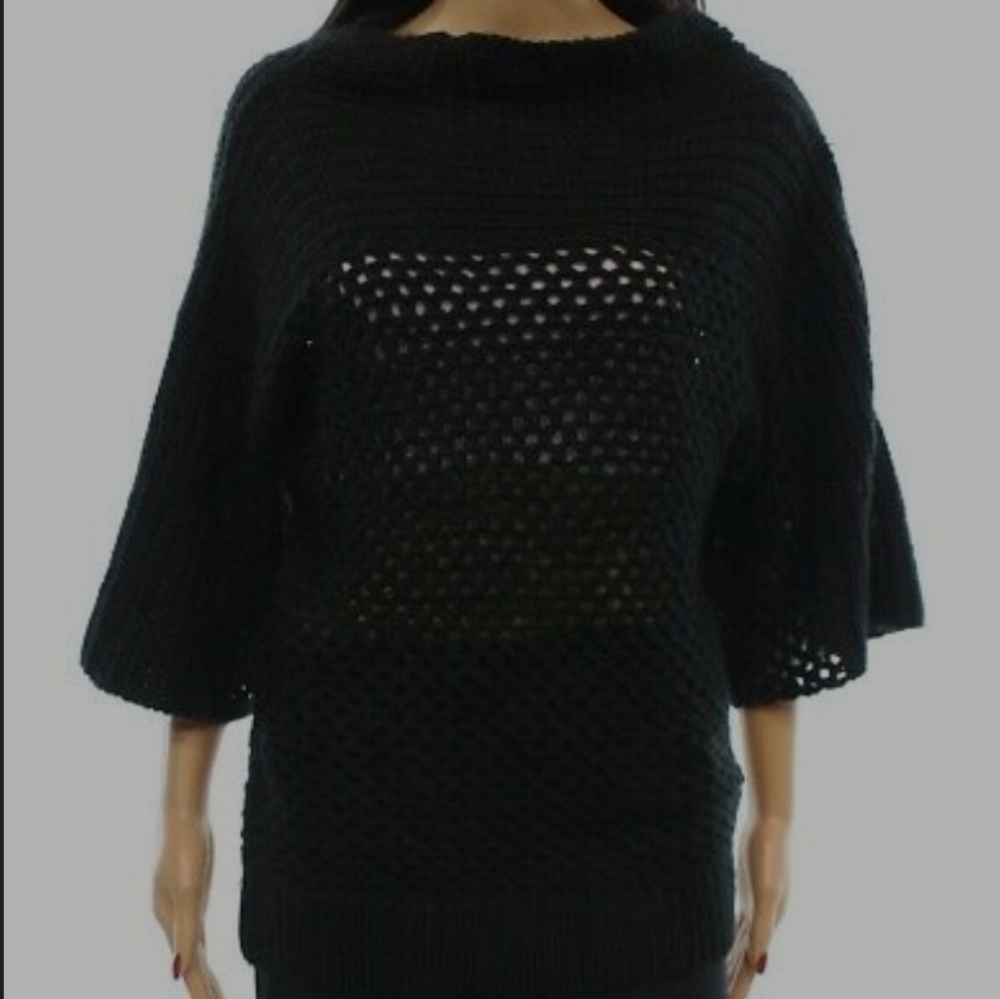 TRINA TURK Open Stitch Boatneck sweater